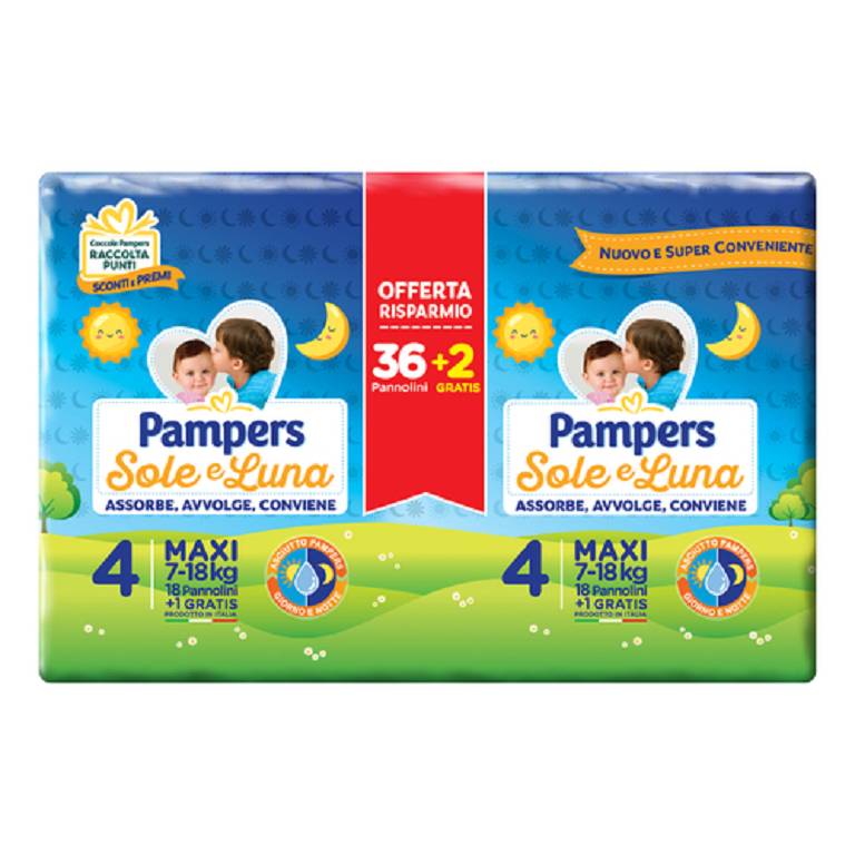 PAMPERS SOLE&LUNA TRIO MAXI 54